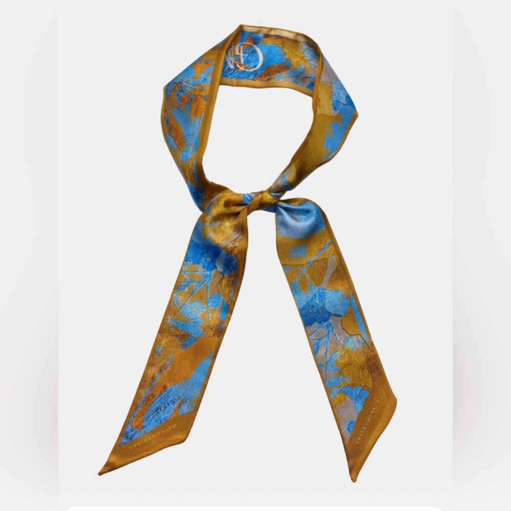 Grace de Monaco Cote de Azur Twilly  silk scarf